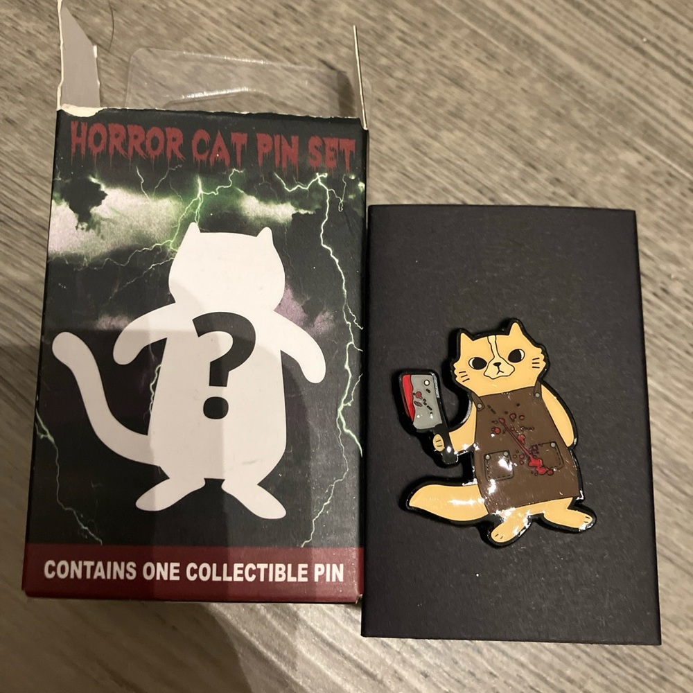 Bioworld Merch Collectable Enamel Pin Butcher Cat